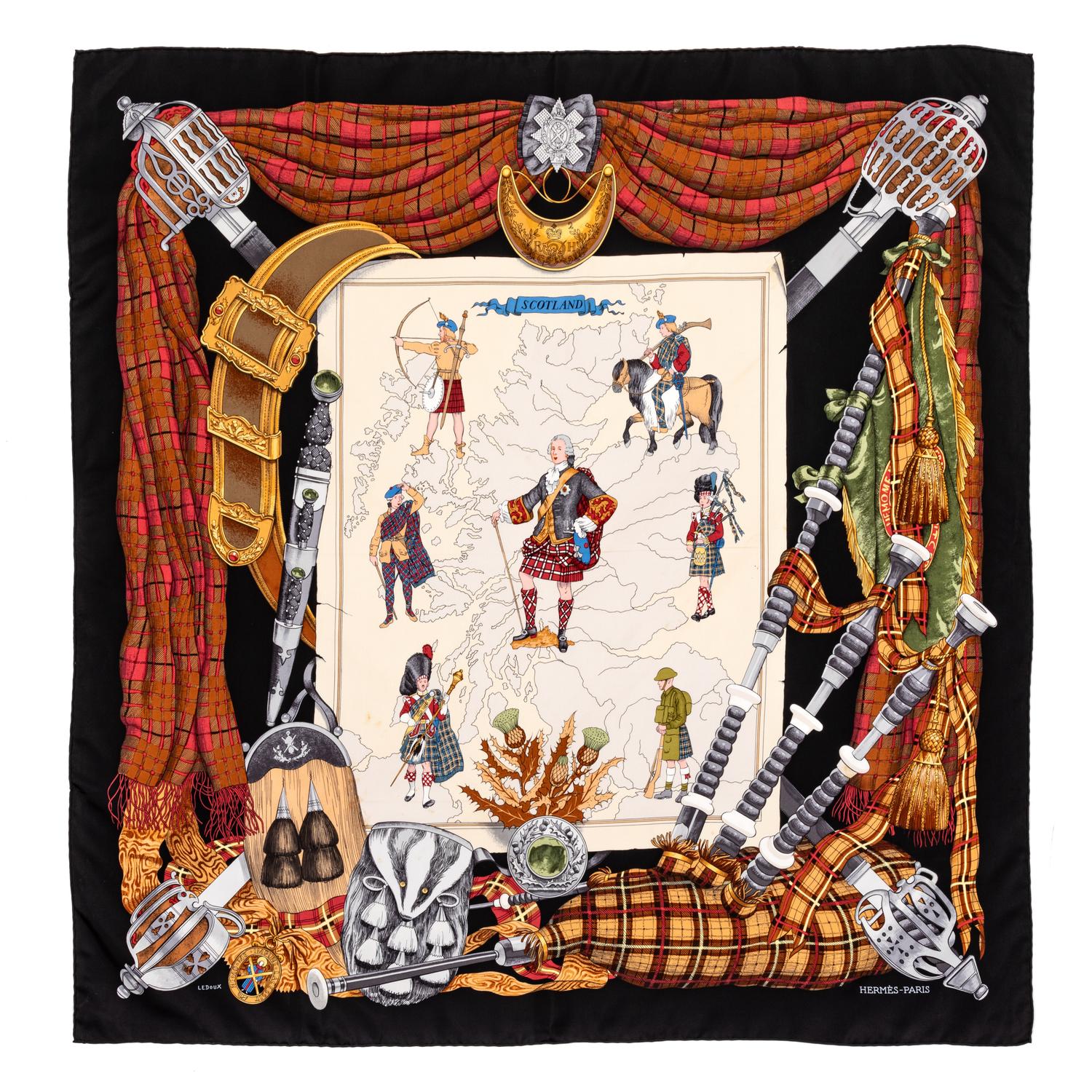 Hermès 90cm Silk Scarf