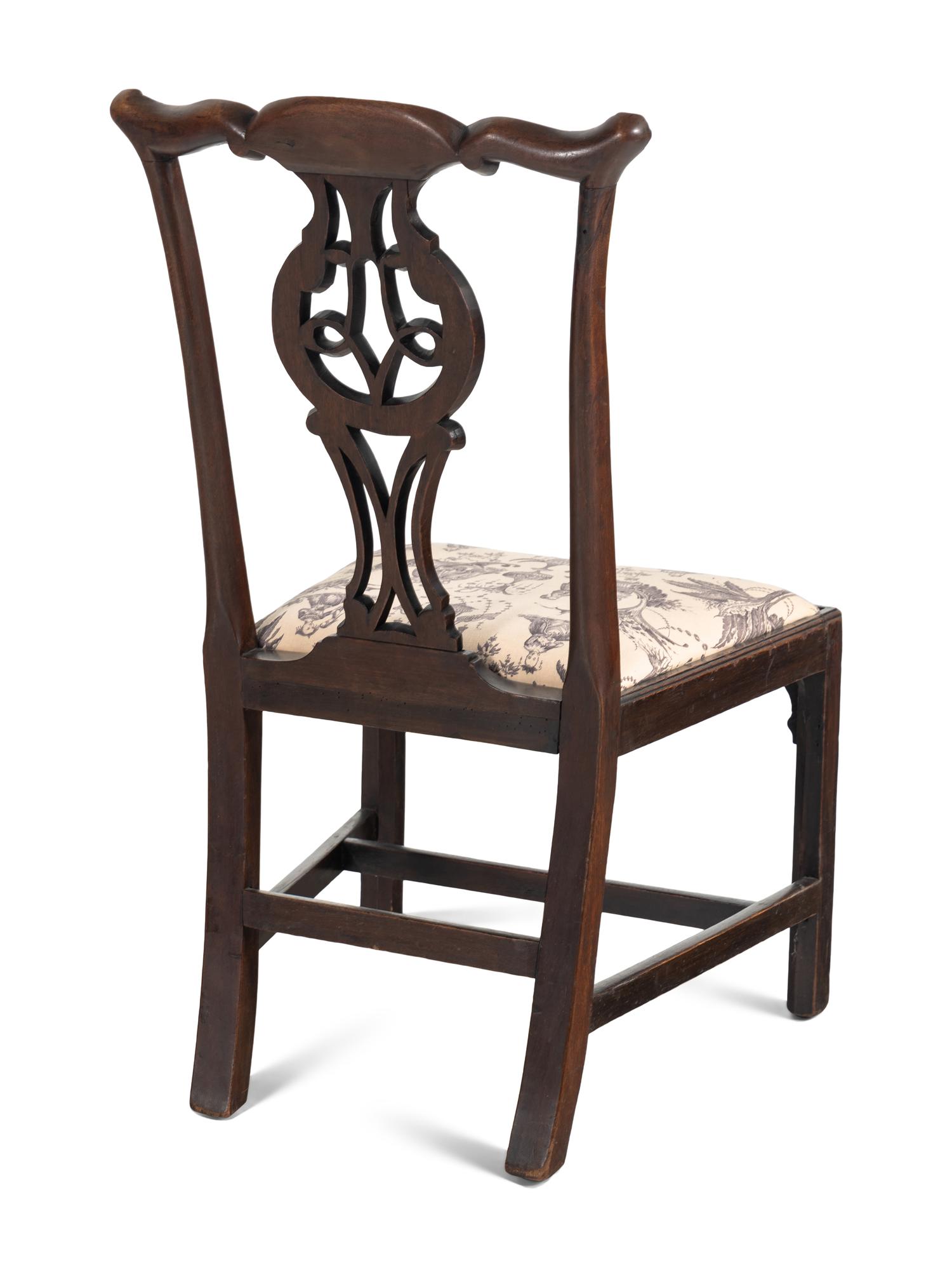 A George III Carved Side Chair