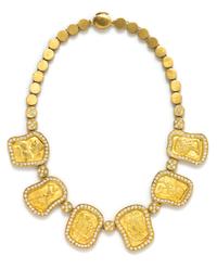 An 18 Karat Yellow Gold and Diamond Necklace, Diane Moss, 150.50 dwts.