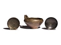 Three South Italian Black-Glazed Vessels