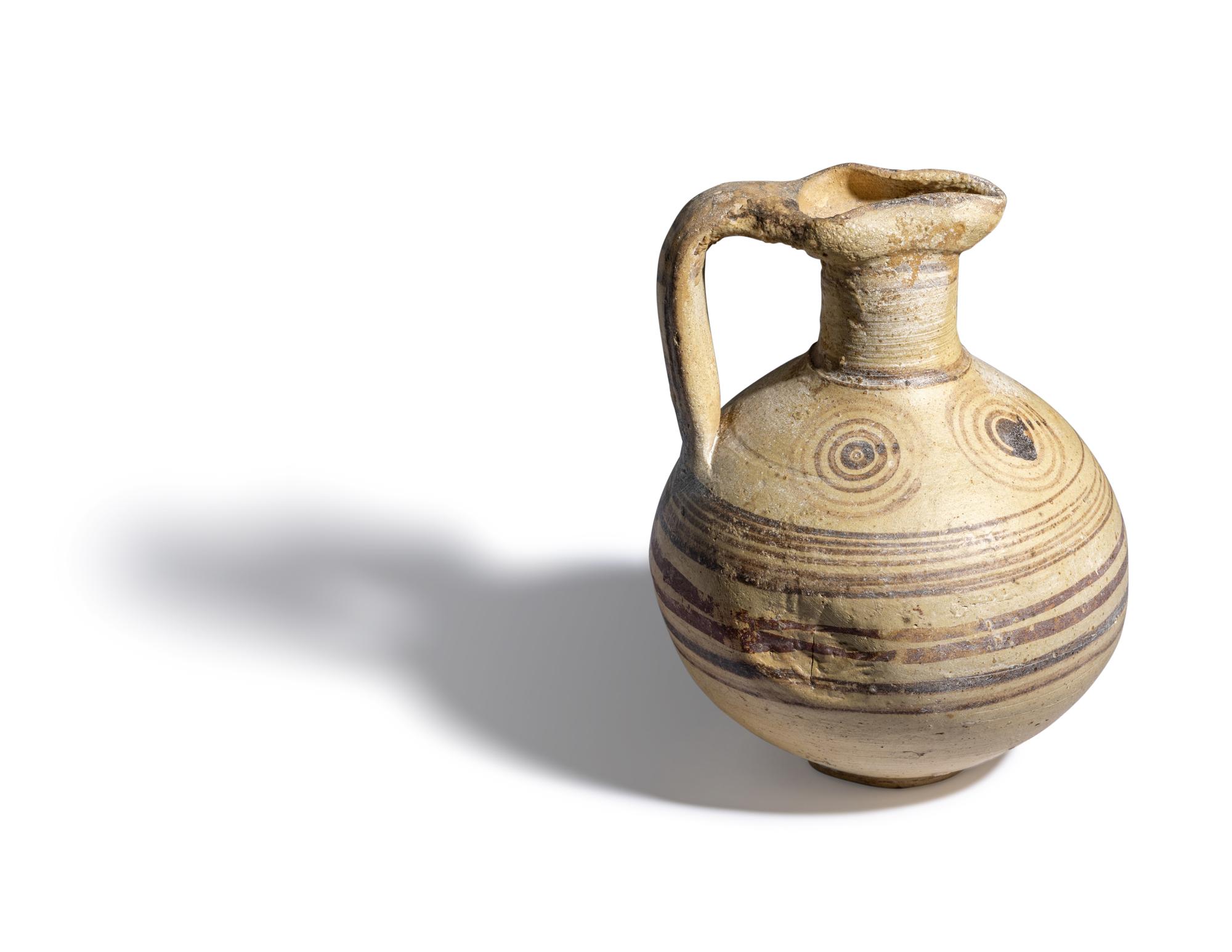 A Cypriot Bichrome-Ware Trefoil Pitcher