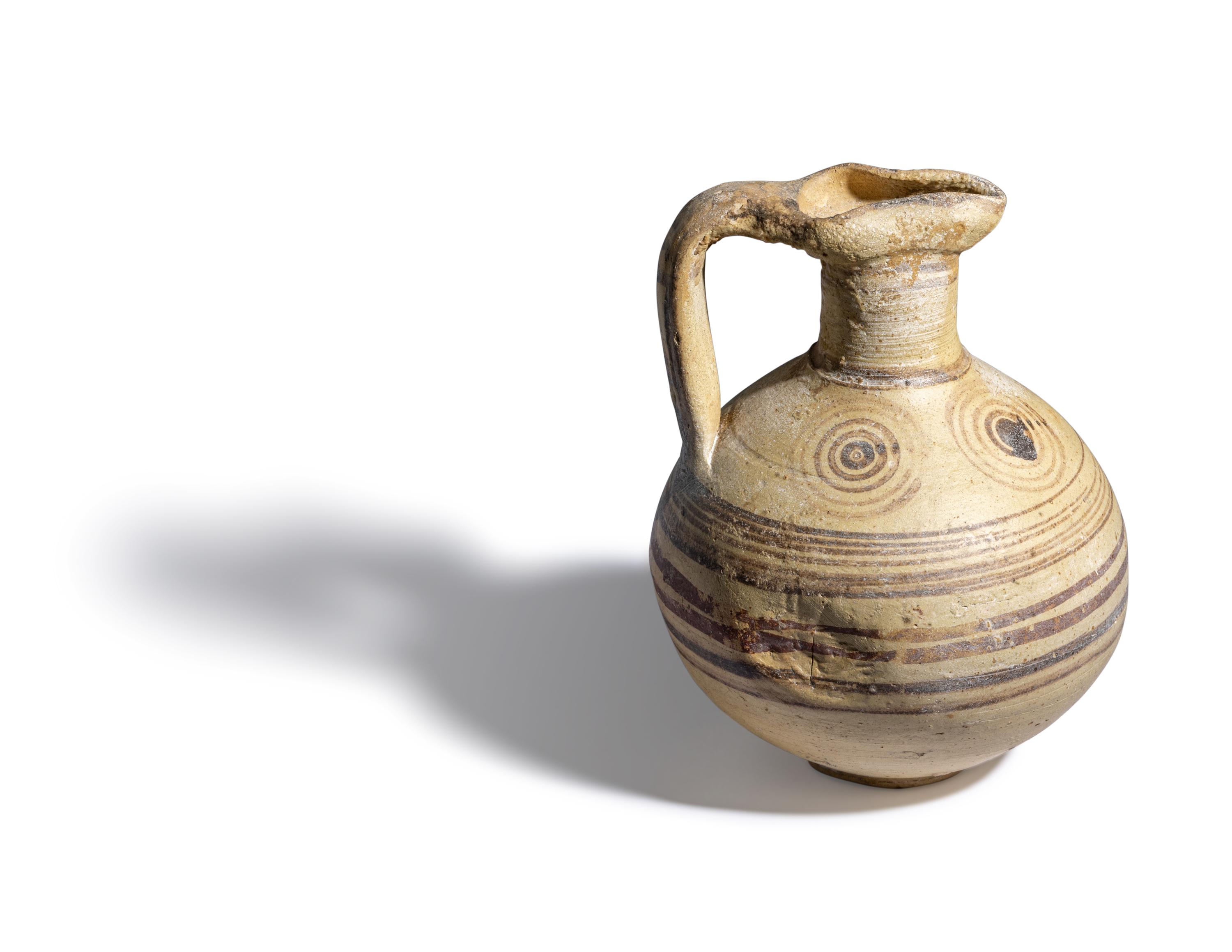 A Cypriot Bichrome-Ware Trefoil Pitcher
