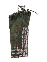 Sioux Beaded Hide Woman's Legging, Single