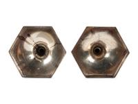 A Pair of American Silver Candlesticks