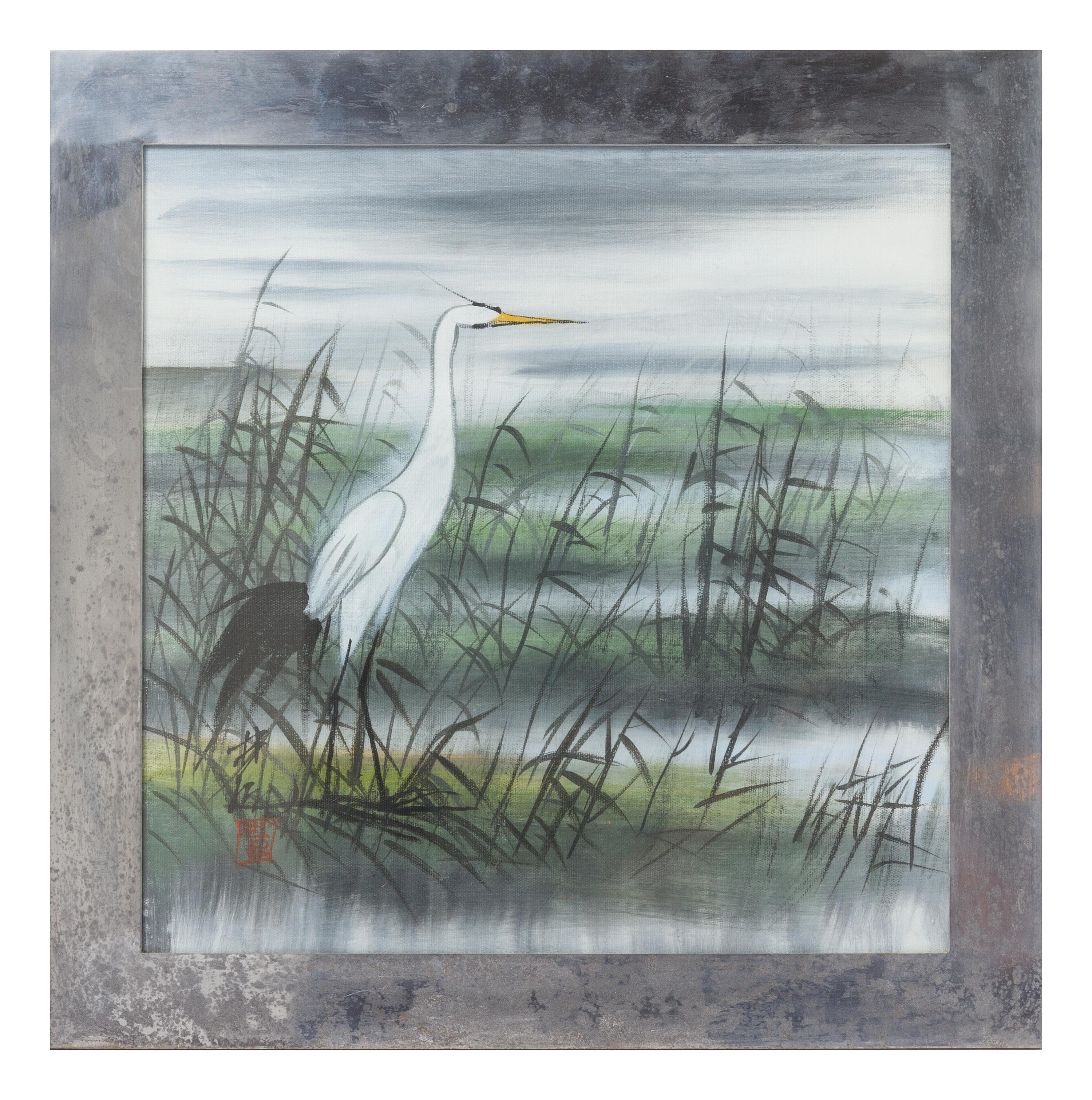 Attributed to Lin Fengmian, (1900-1991), Egret