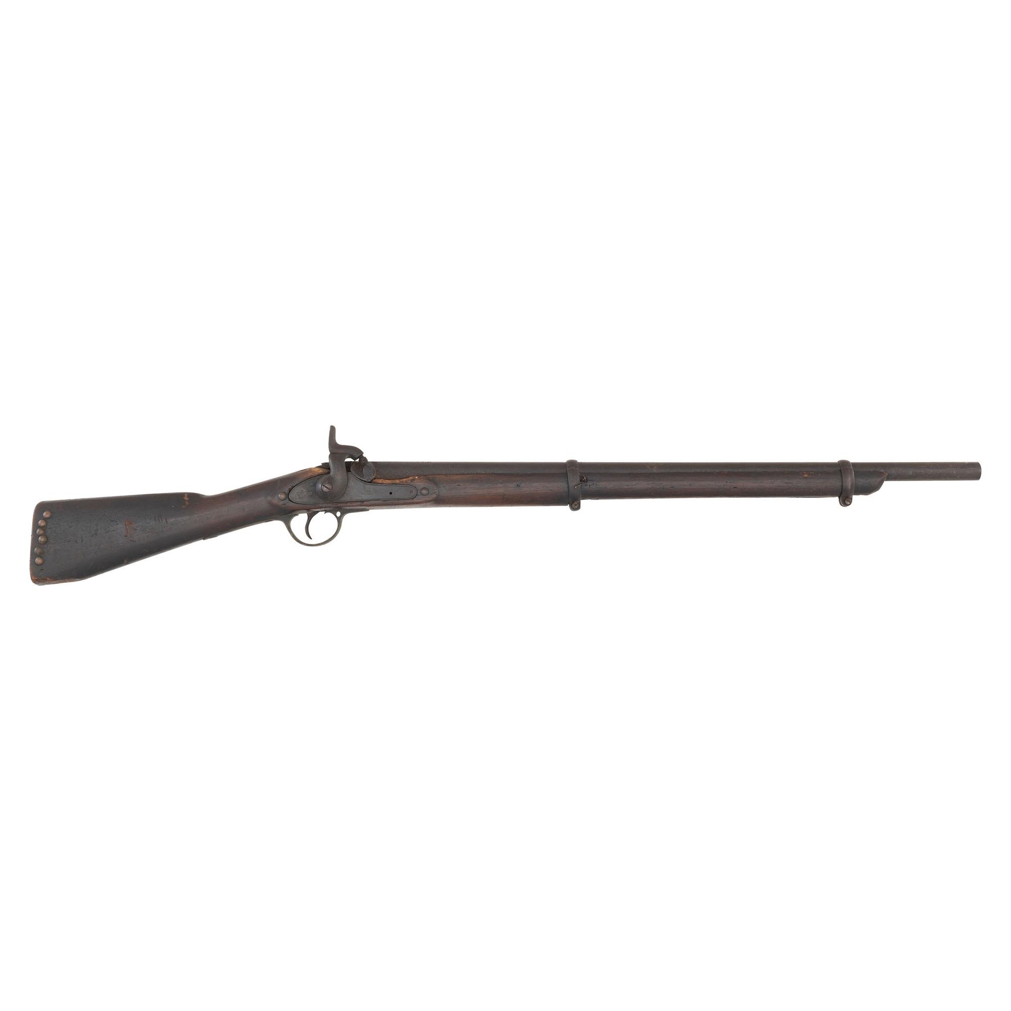 Period Shortened Native Used British Pattern 1853 Enfield Rifle Musket