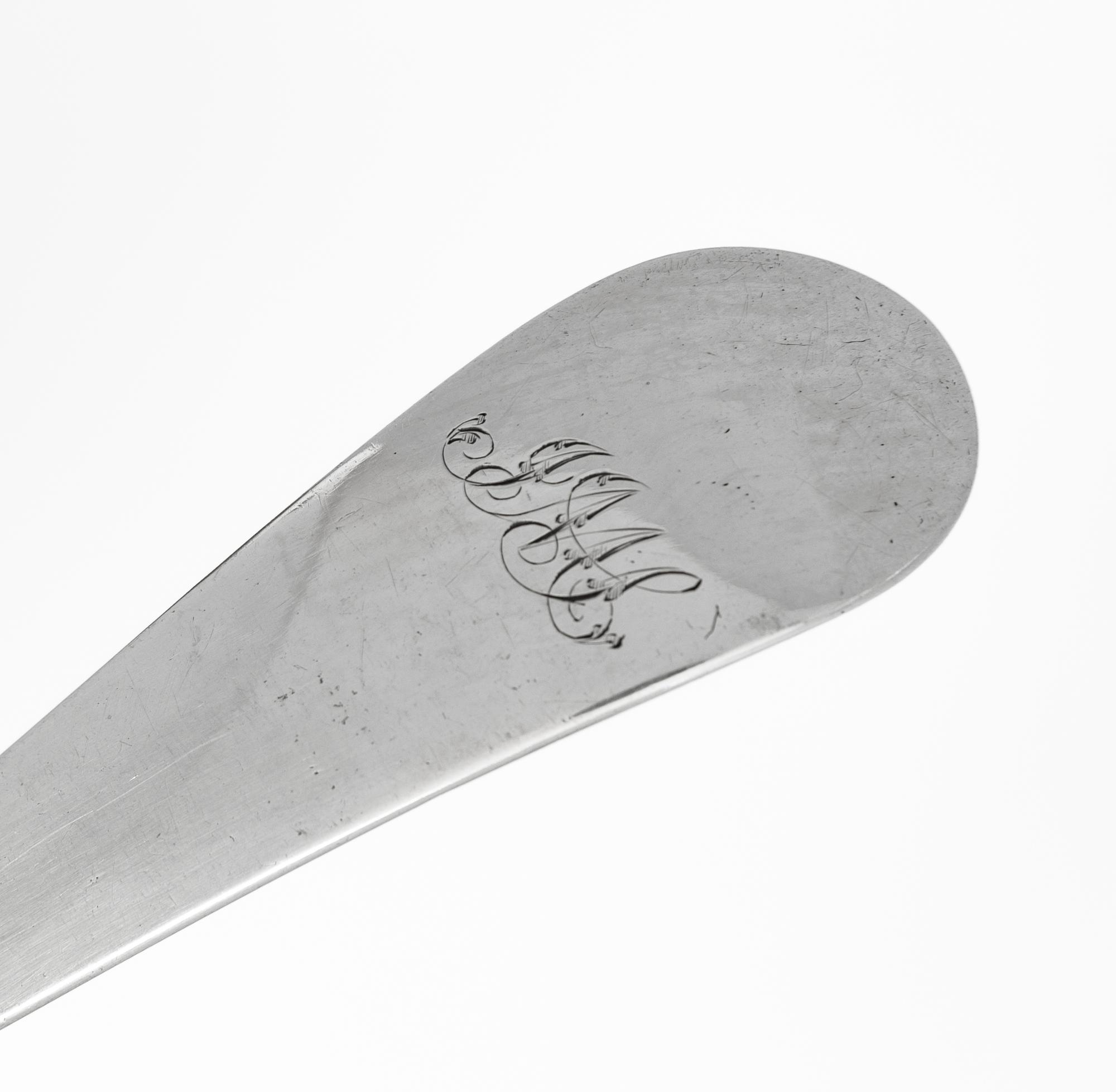 A Group of Six English Silver Ladles