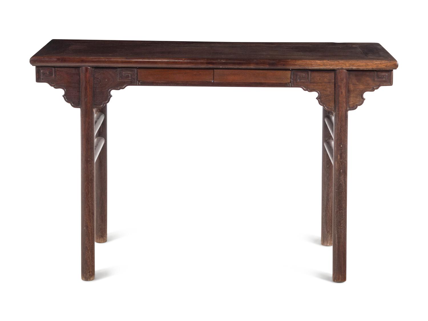 A Tieli Wood Recessed-Leg Altar Table, Pingtou'an