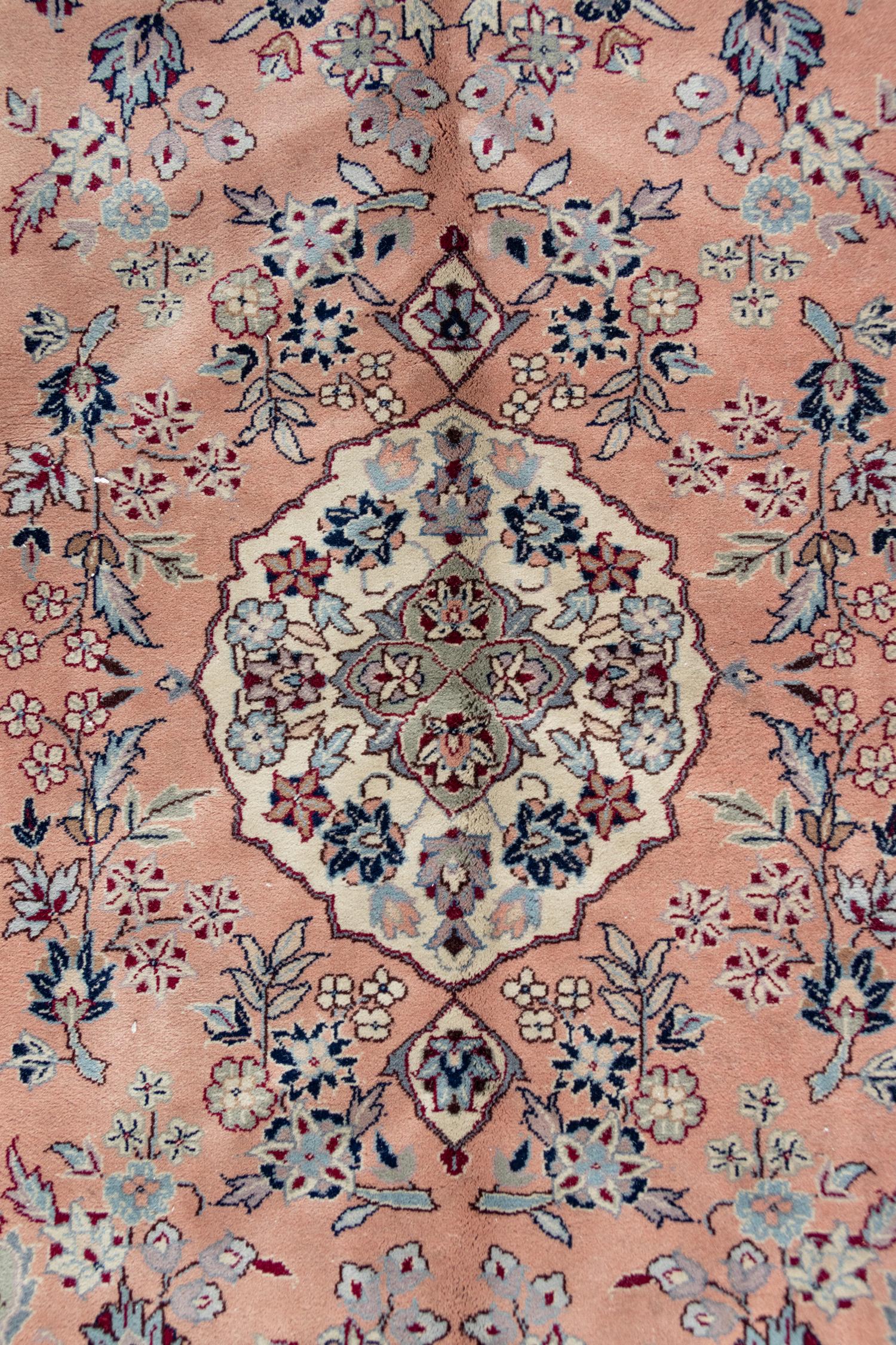 A Kashan Wool Runner