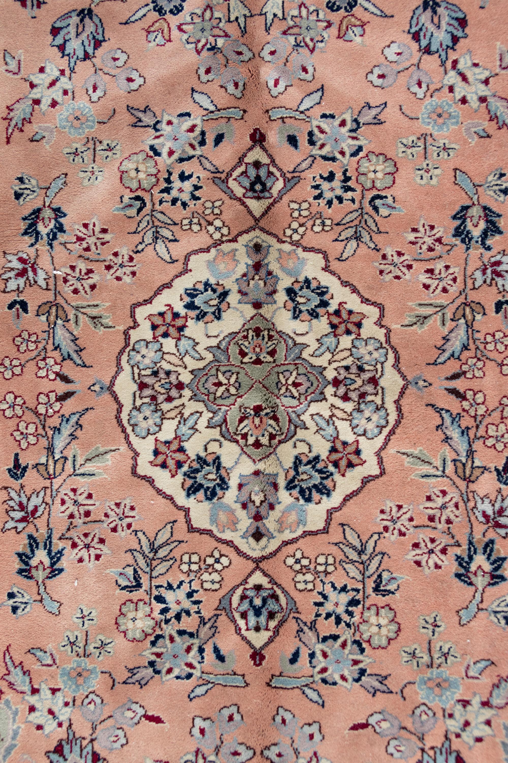A Kashan Wool Runner