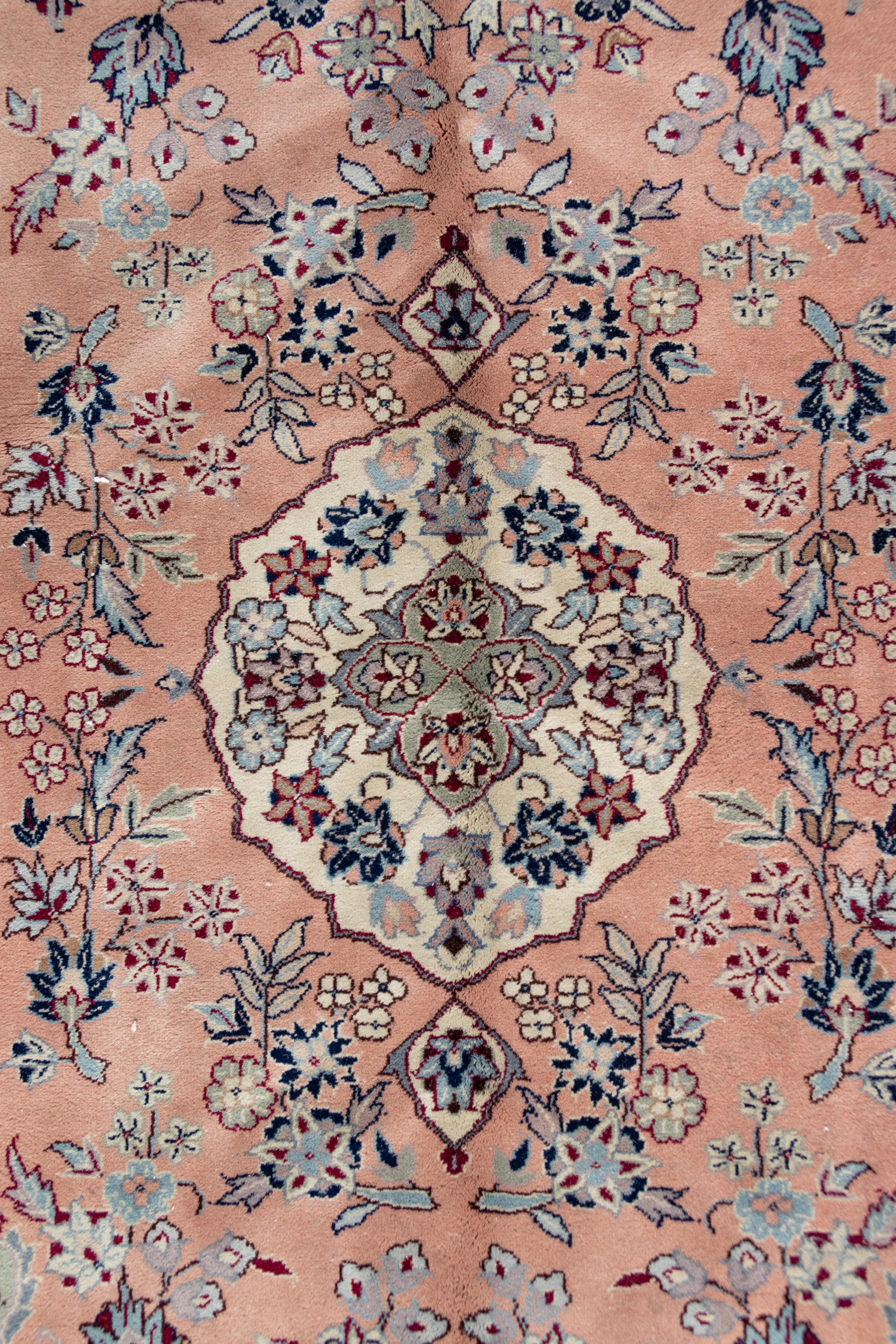 A Kashan Wool Runner