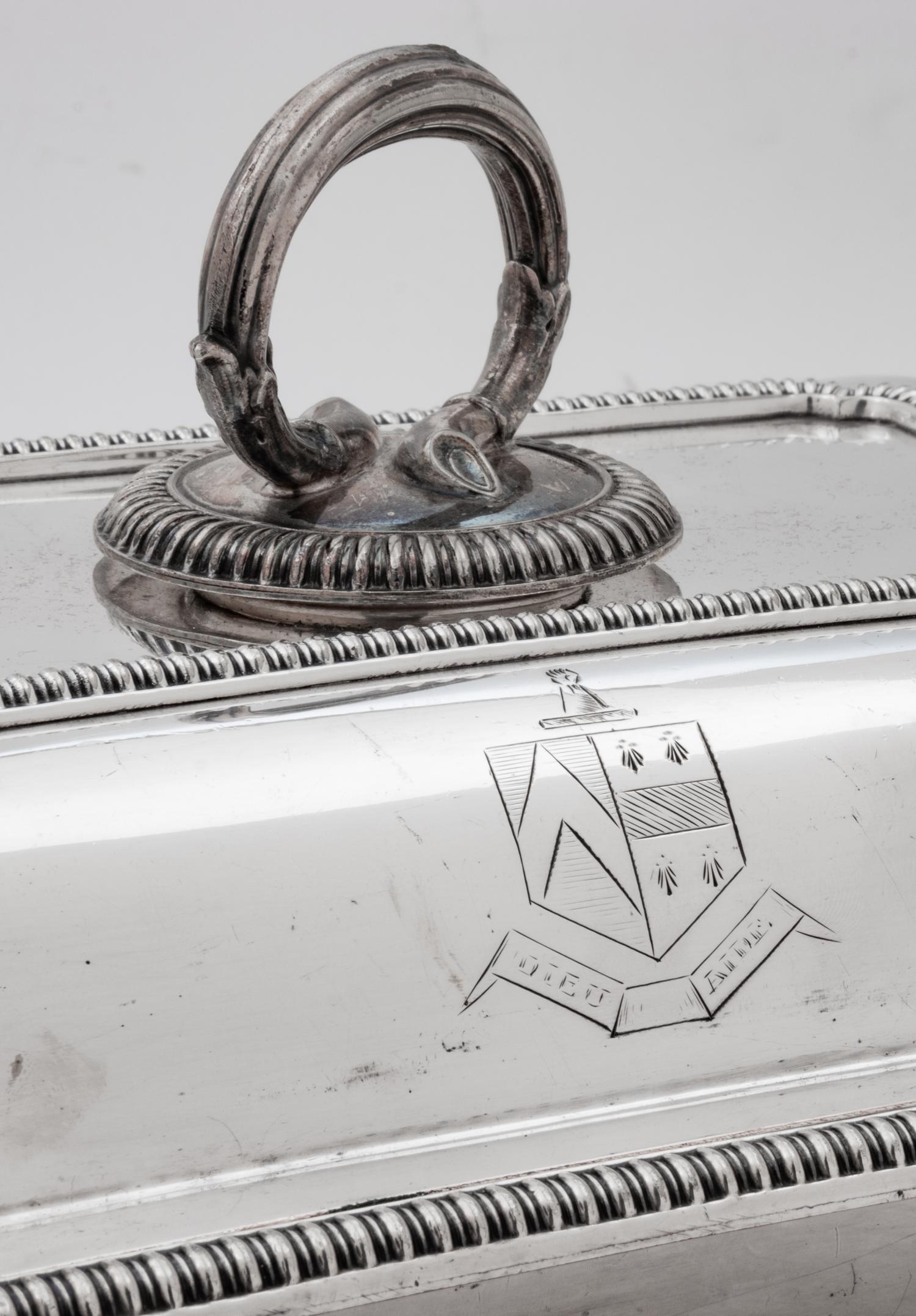 An English Silver-Plate Covered Entree Server