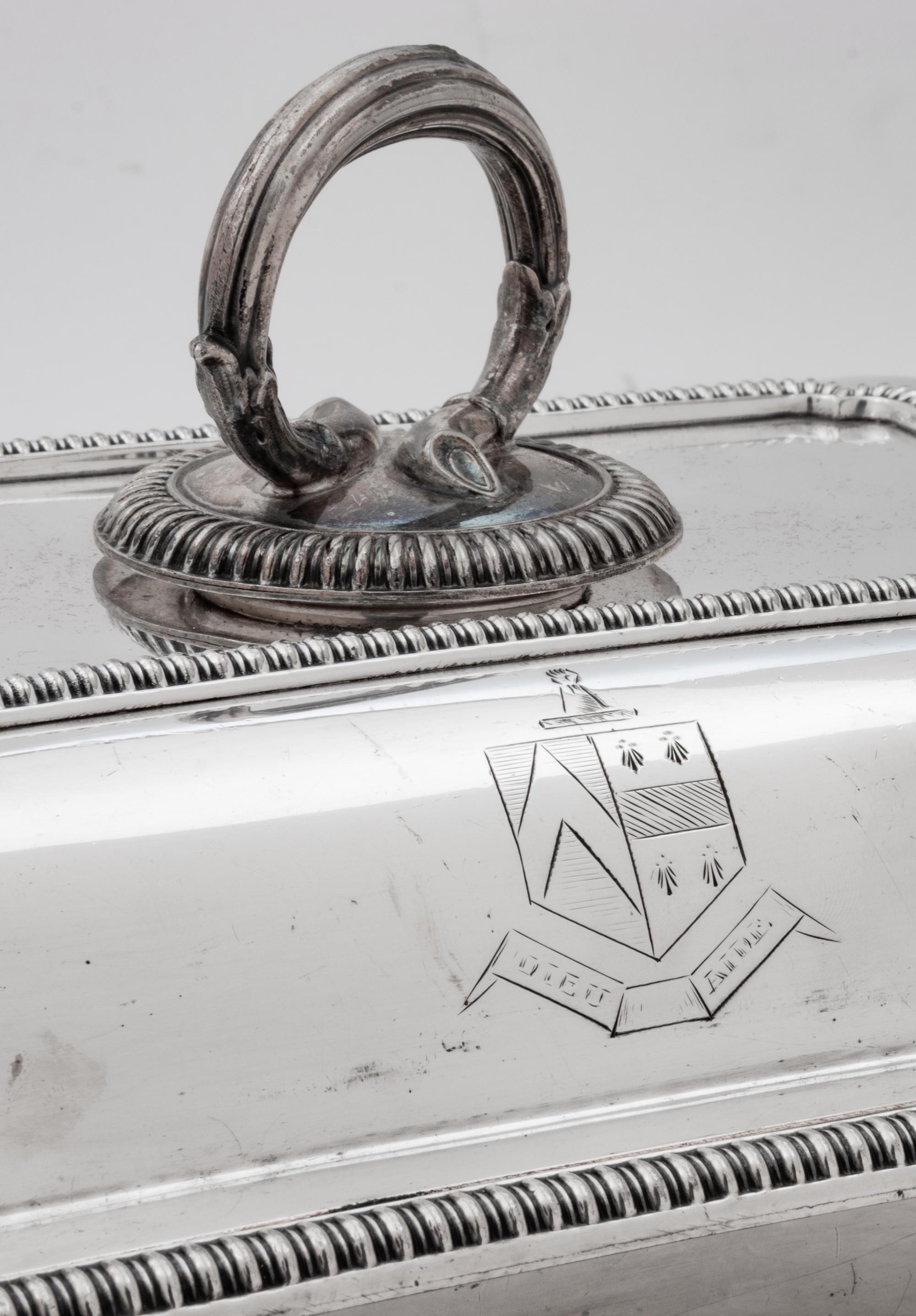 An English Silver-Plate Covered Entree Server
