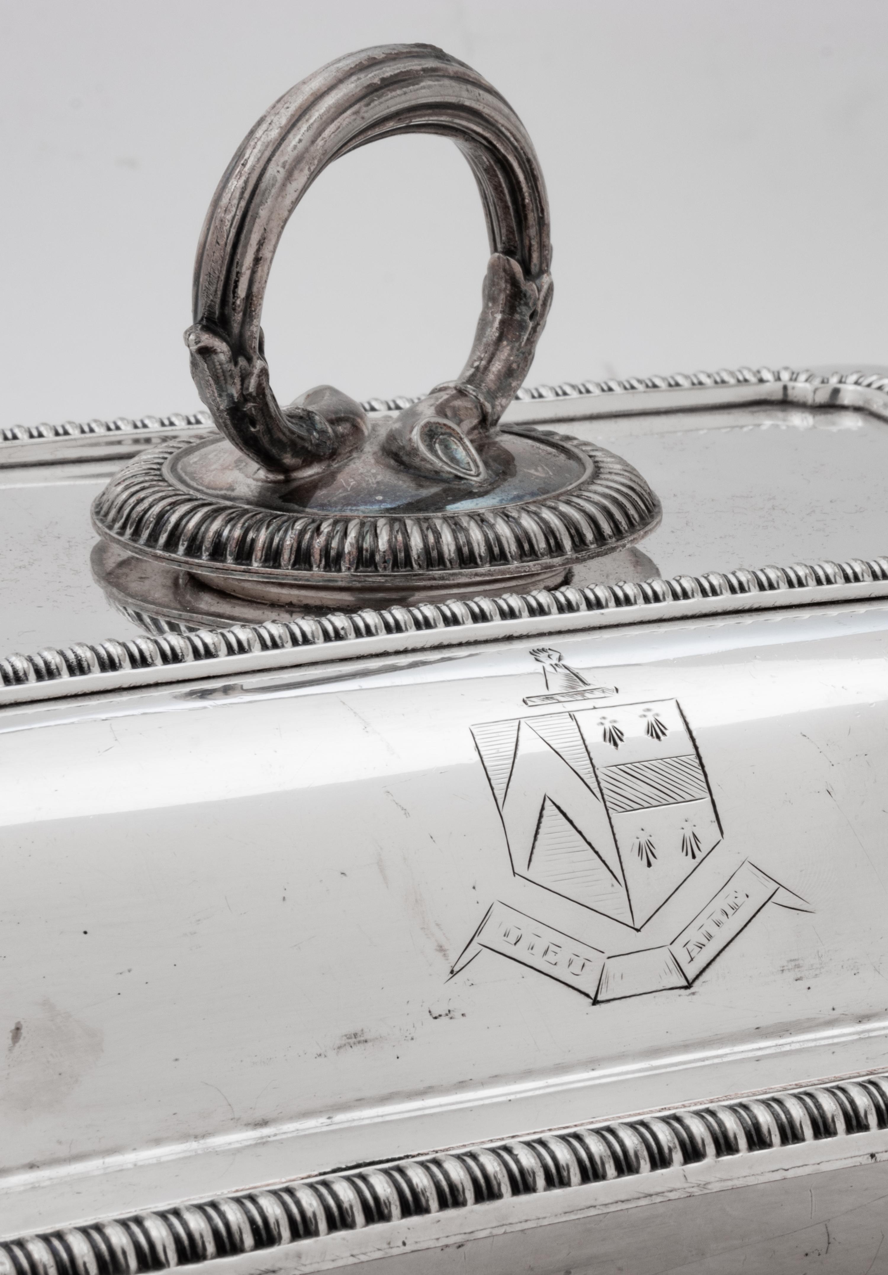 An English Silver-Plate Covered Entree Server