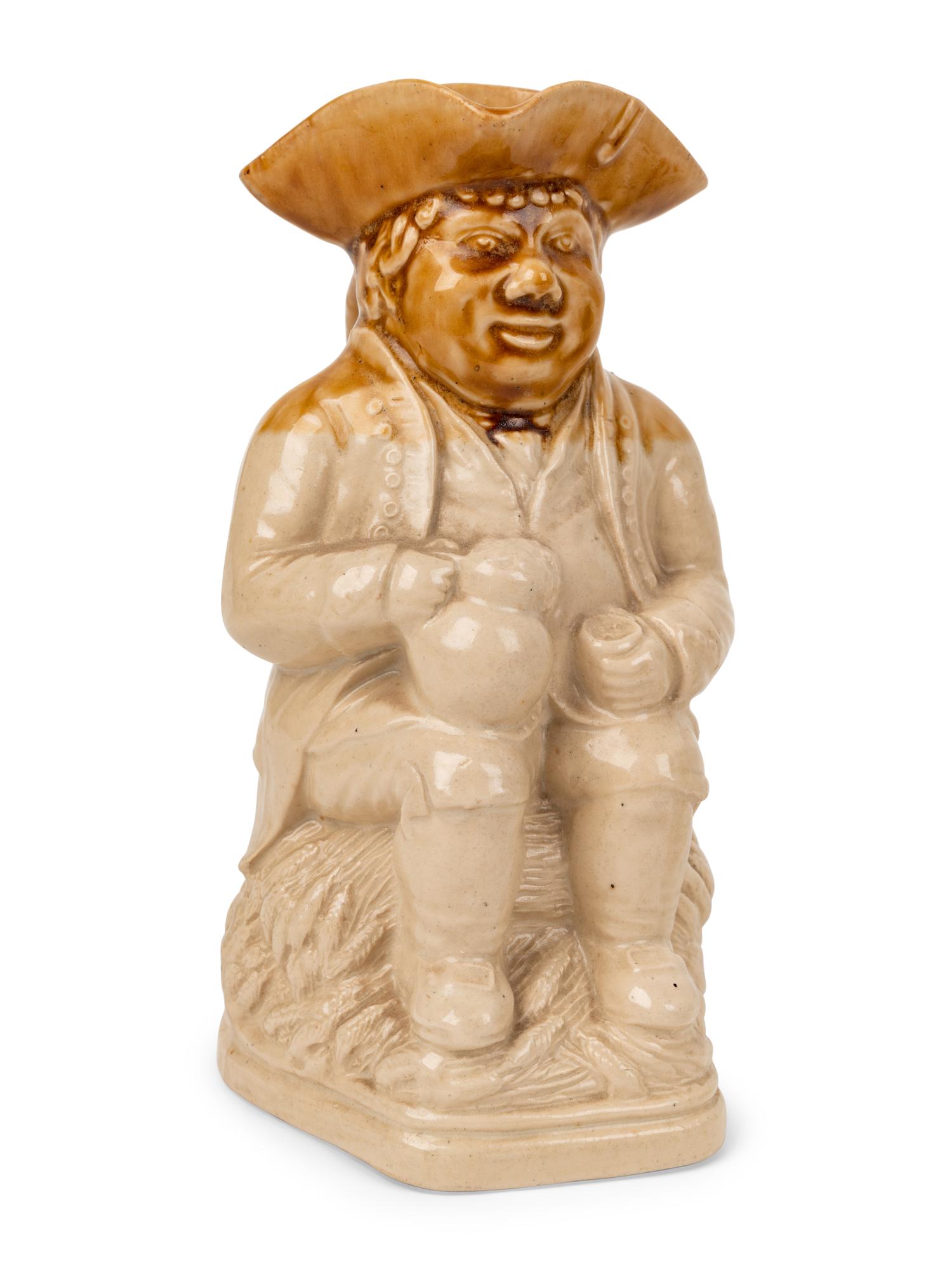 A "Scottish Farmer" Toby Jug and a "Lady Snuff Taker" Toby Jug