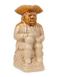 A "Scottish Farmer" Toby Jug and a "Lady Snuff Taker" Toby Jug
