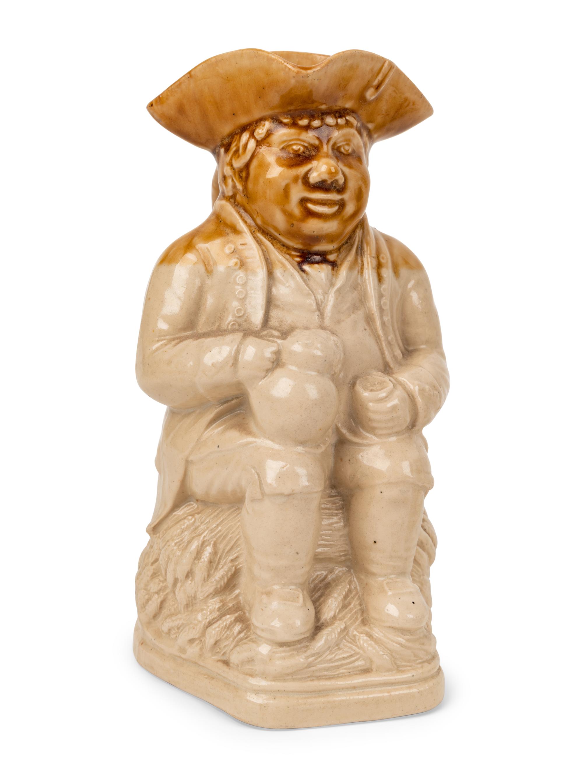 A "Scottish Farmer" Toby Jug and a "Lady Snuff Taker" Toby Jug