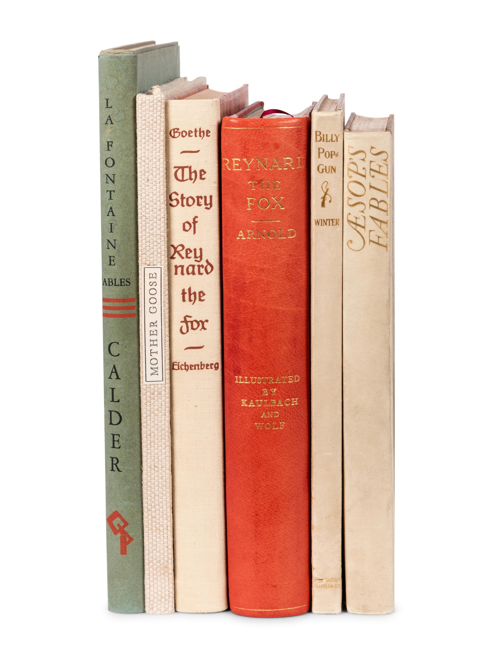 A group of 27 works in 28 volumes of children’s books and fables printed by a variety of Fine Presses, comprising: