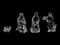 A Baccarat Fourteen-Piece Nativity Set