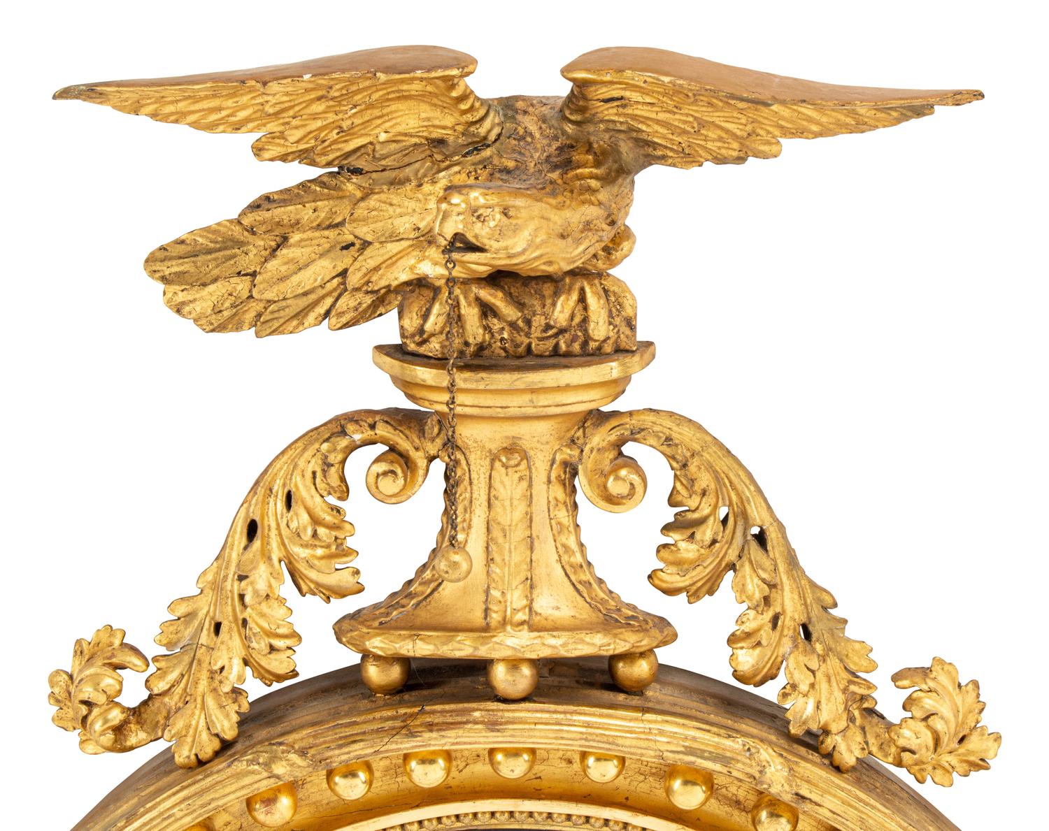 A Regency Giltwood Bullseye Mirror