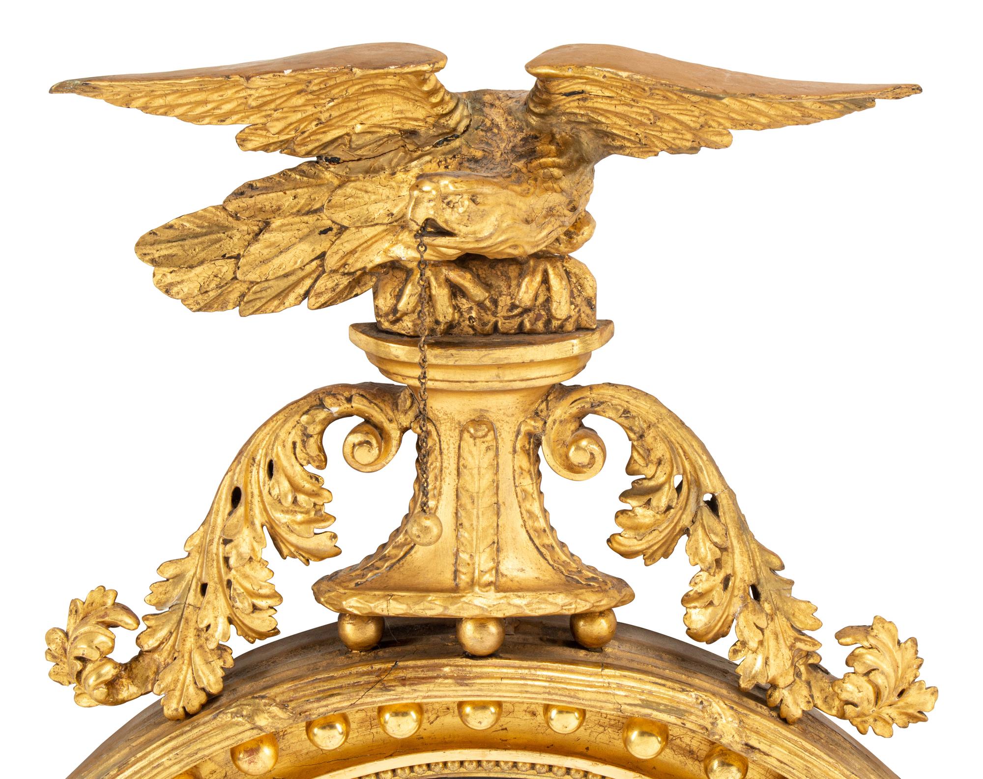 A Regency Giltwood Bullseye Mirror