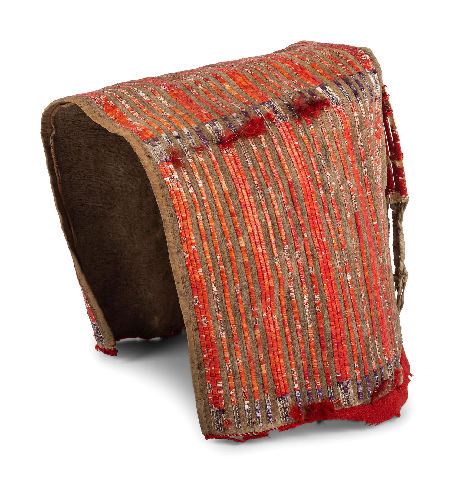 Sioux Quilled Hide Cradle Hood