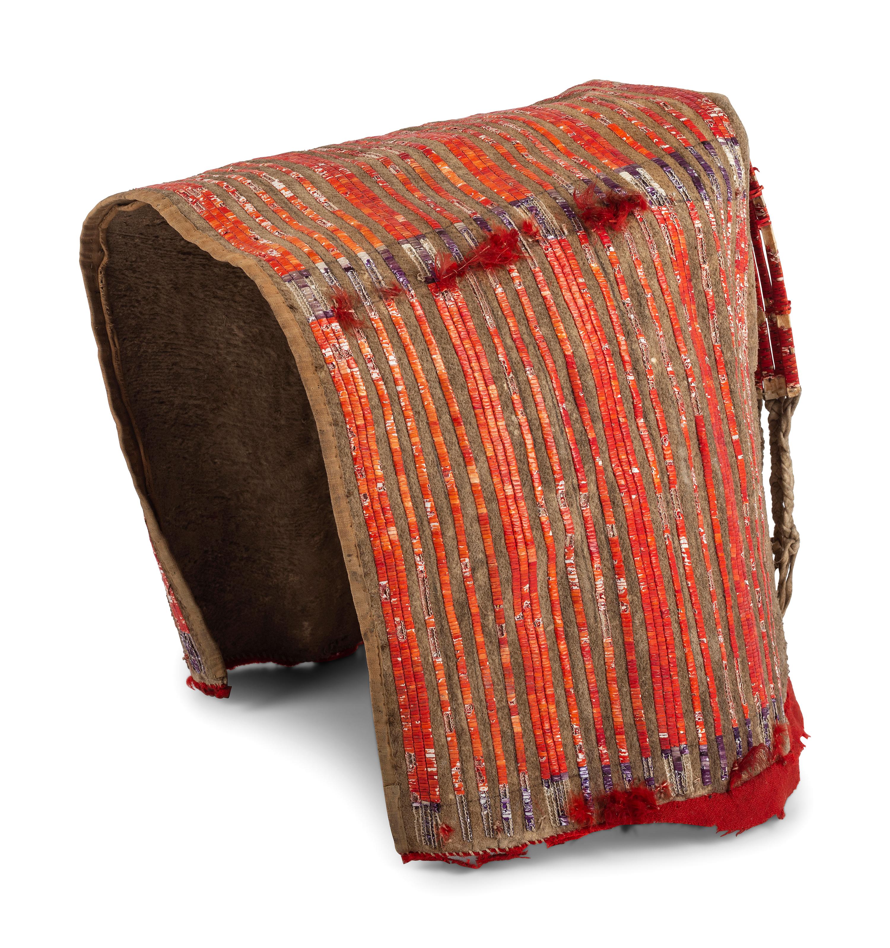 Sioux Quilled Hide Cradle Hood