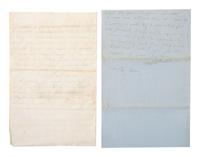 [CIVIL WAR]. A group of 3 ALsS from Private John W. Middleton, 27th Virginia Infantry, "Stonewall Brigade," including description of the Battle of Chancellorsville. Various locations, 1862-1863.