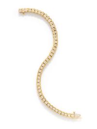 YELLOW GOLD AND DIAMOND BRACELET