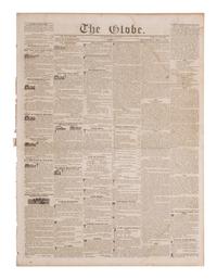 [NEWSPAPERS - TEXAS NEWS]. Collection of about 175 issues of various American newspapers featuring articles on Texas, printed between 1803 and 1860.