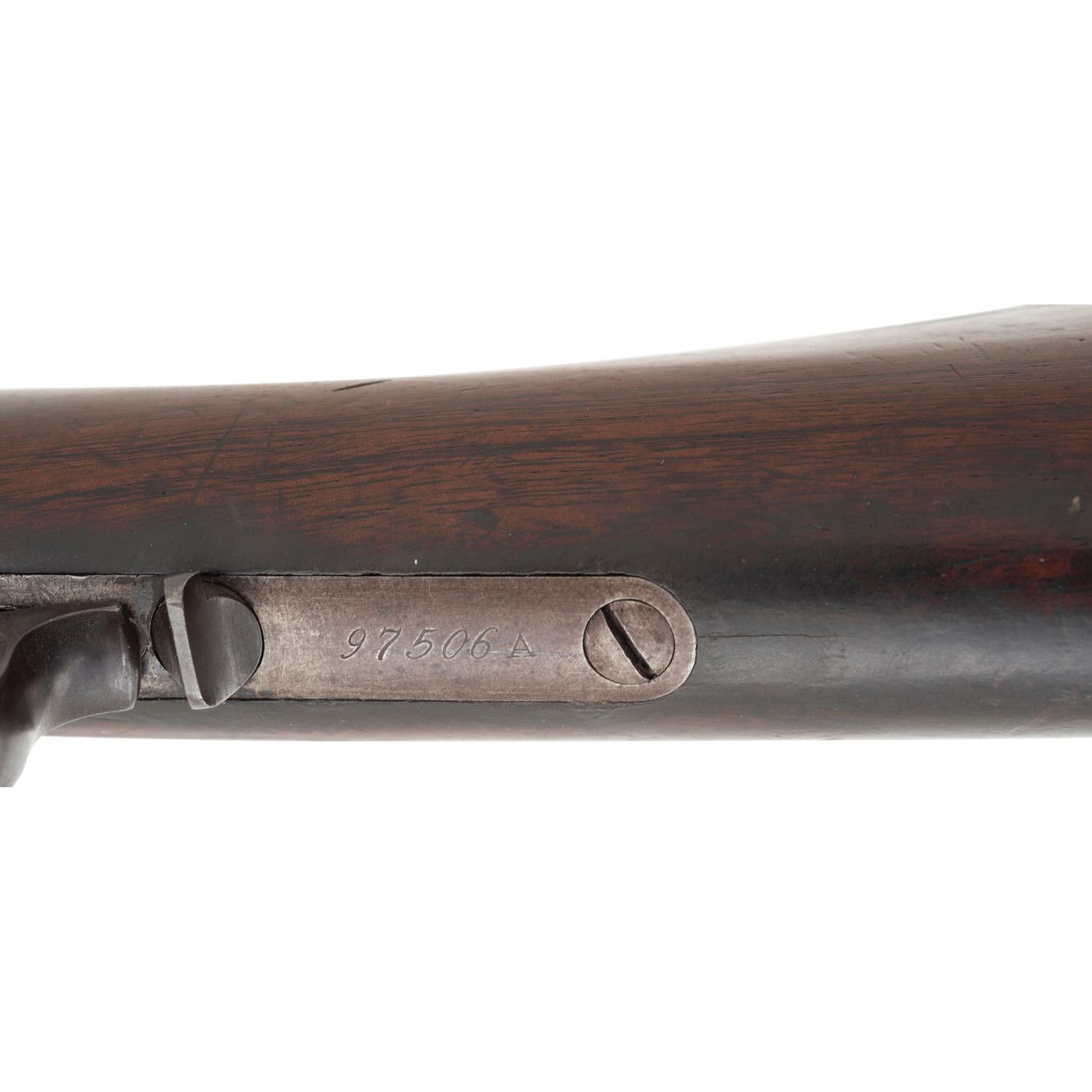 Winchester Late 2nd Model 1873 Rifle with Single Set Trigger and Shotgun Butt in .38-40
