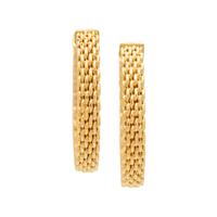 TIFFANY & CO., YELLOW GOLD HOOP EARRINGS