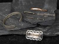 San Ildefonso and Navajo Curio Jewelry