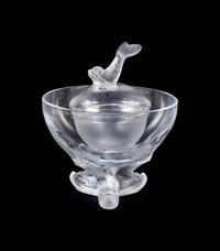 A Lalique Igor Caviar Server