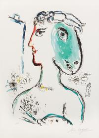 Marc Chagall, (French/Russian, 1887-1985), L'Artiste Phénix, 1972