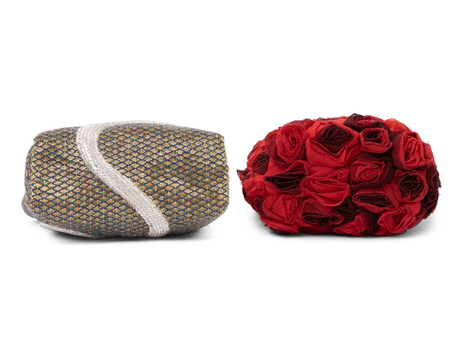 Two Valentino Bags: One Rosette and One Beaded Serpent, 1990-2000s