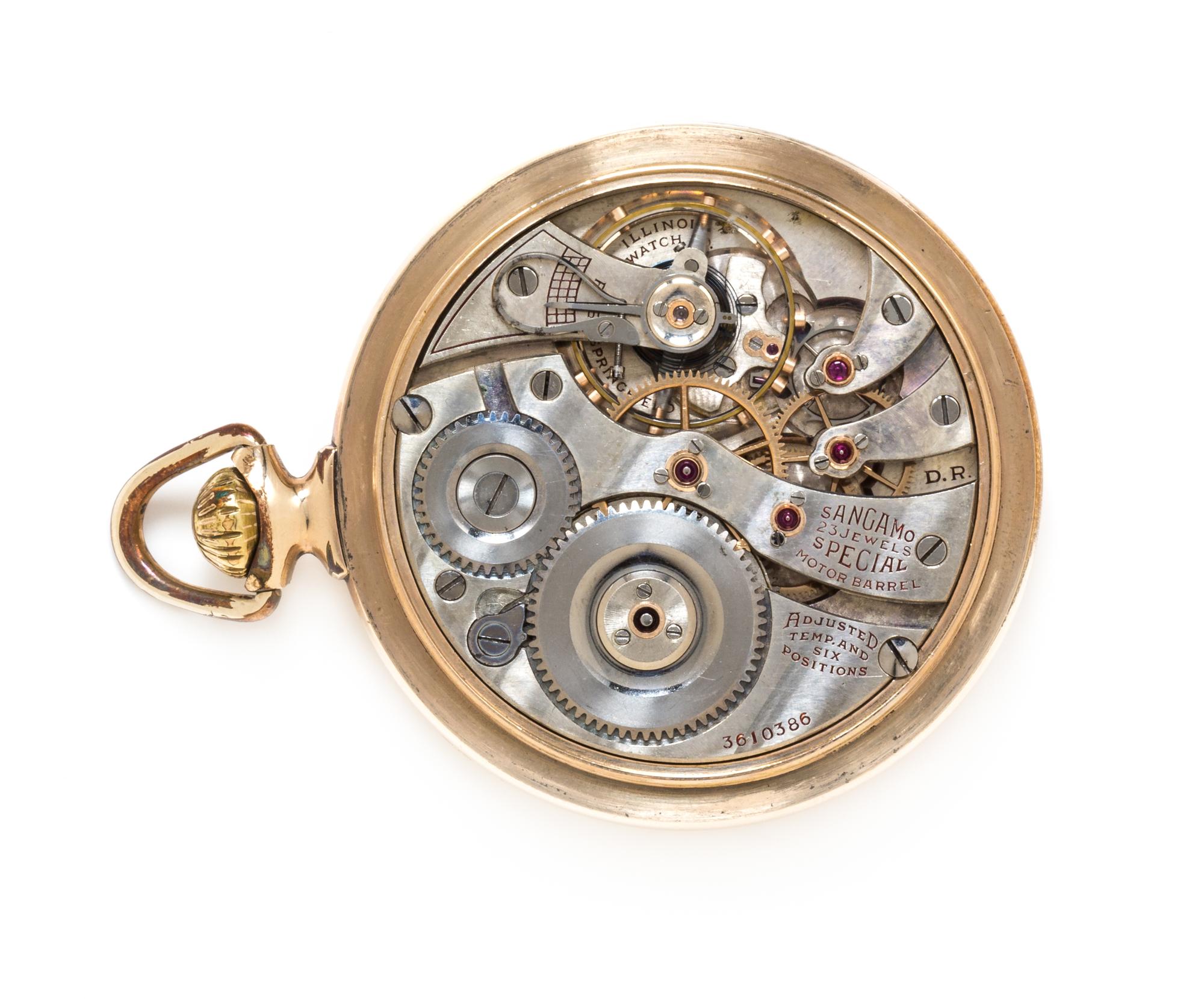 A Gold Filled Open Face 'Sangamo Special' Pocket Watch, Illinois, Circa 1920, 53.10 dwts.