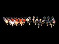 47 Chinese Lamp Finials
