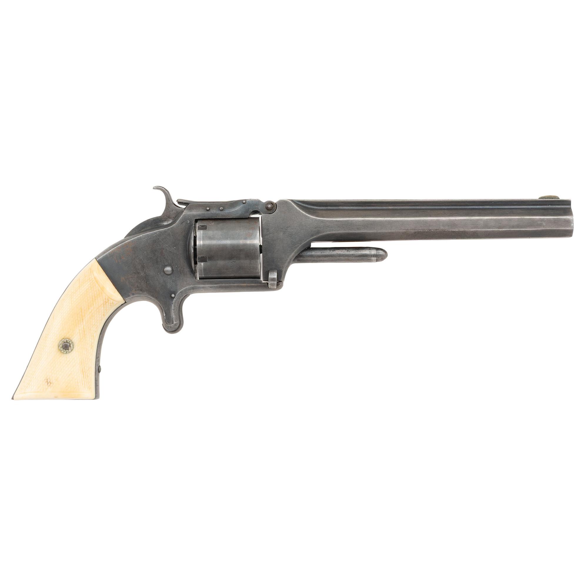 Smith & Wesson No. 2 "Old Army" .32RF Revolver with Antique Ivory Grips