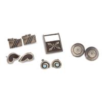 Group of nine Navajo sterling silver jewelry items Kenneth Begay (1913-1977), 20th century