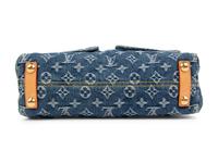 Louis Vuitton Blue Denim Monogram Baggy PM, 2005
