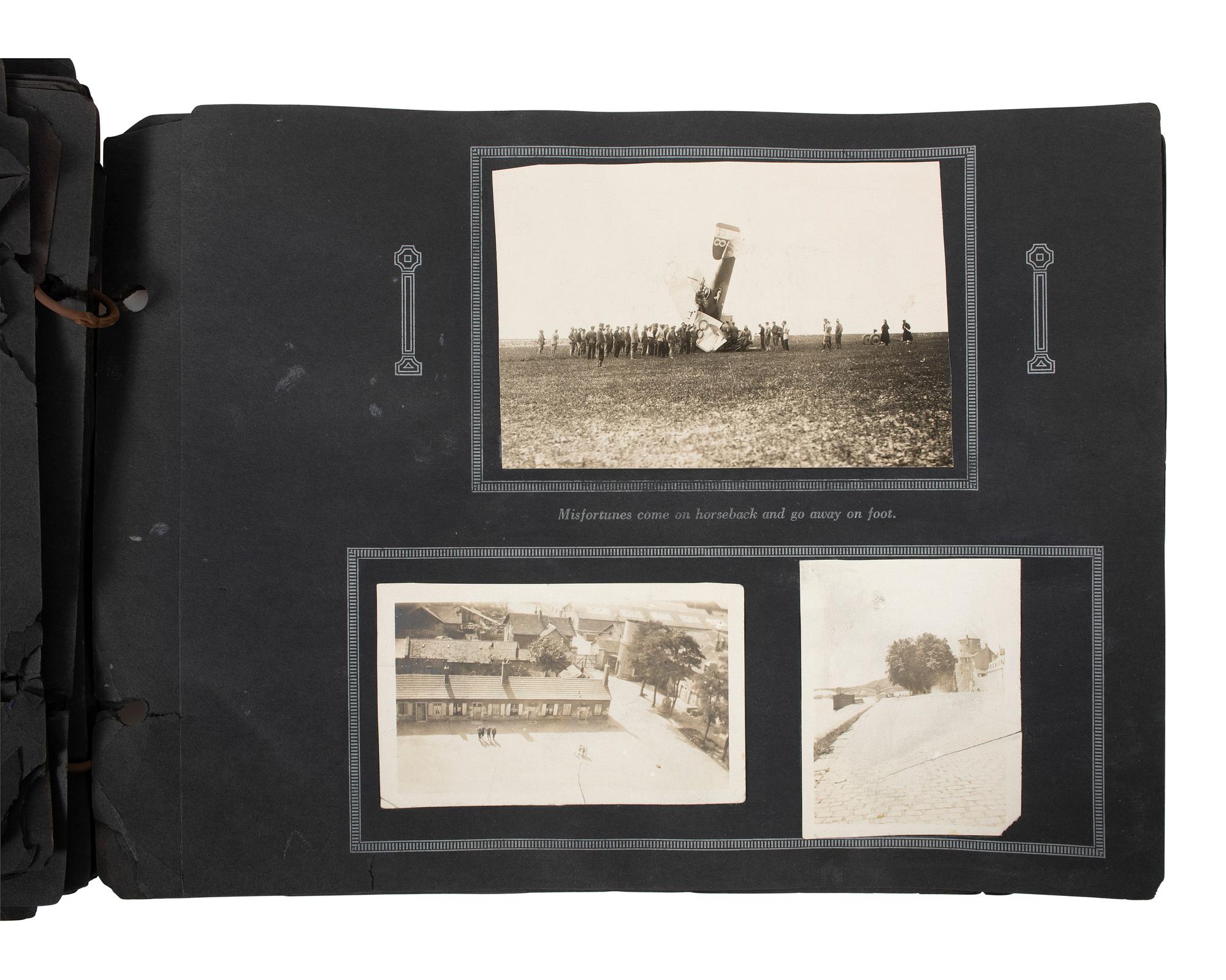 [WORLD WAR I]. Soldier's album and additional photographs, including Turkish Cavalry in Iraq.