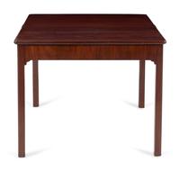 A George III Mahogany Accordion-Action Game Table