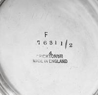 An English Silver Three-Piece Tea and Coffee Service