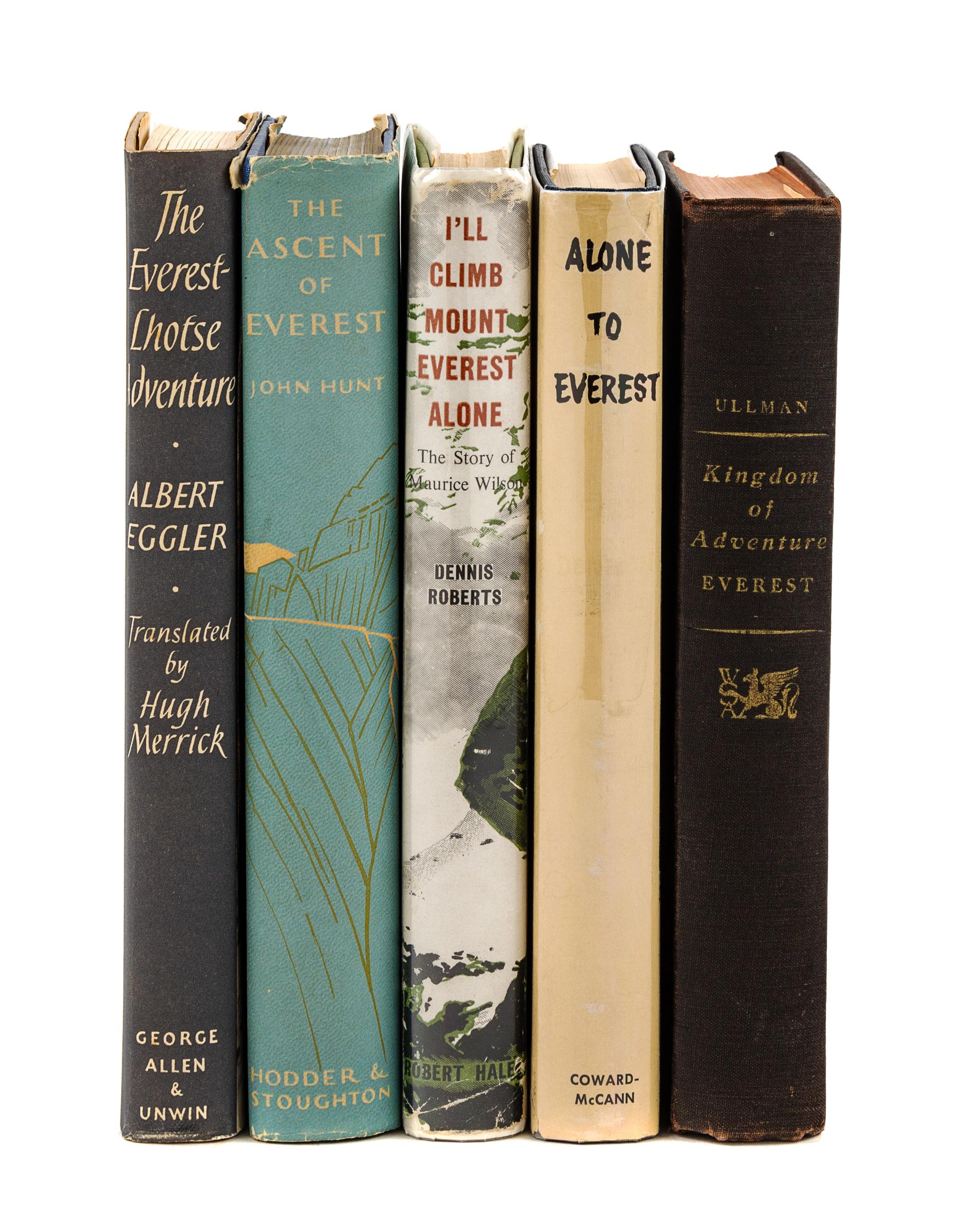 [MOUNTAINEERING - EVEREST]. A group of 20 works, including: