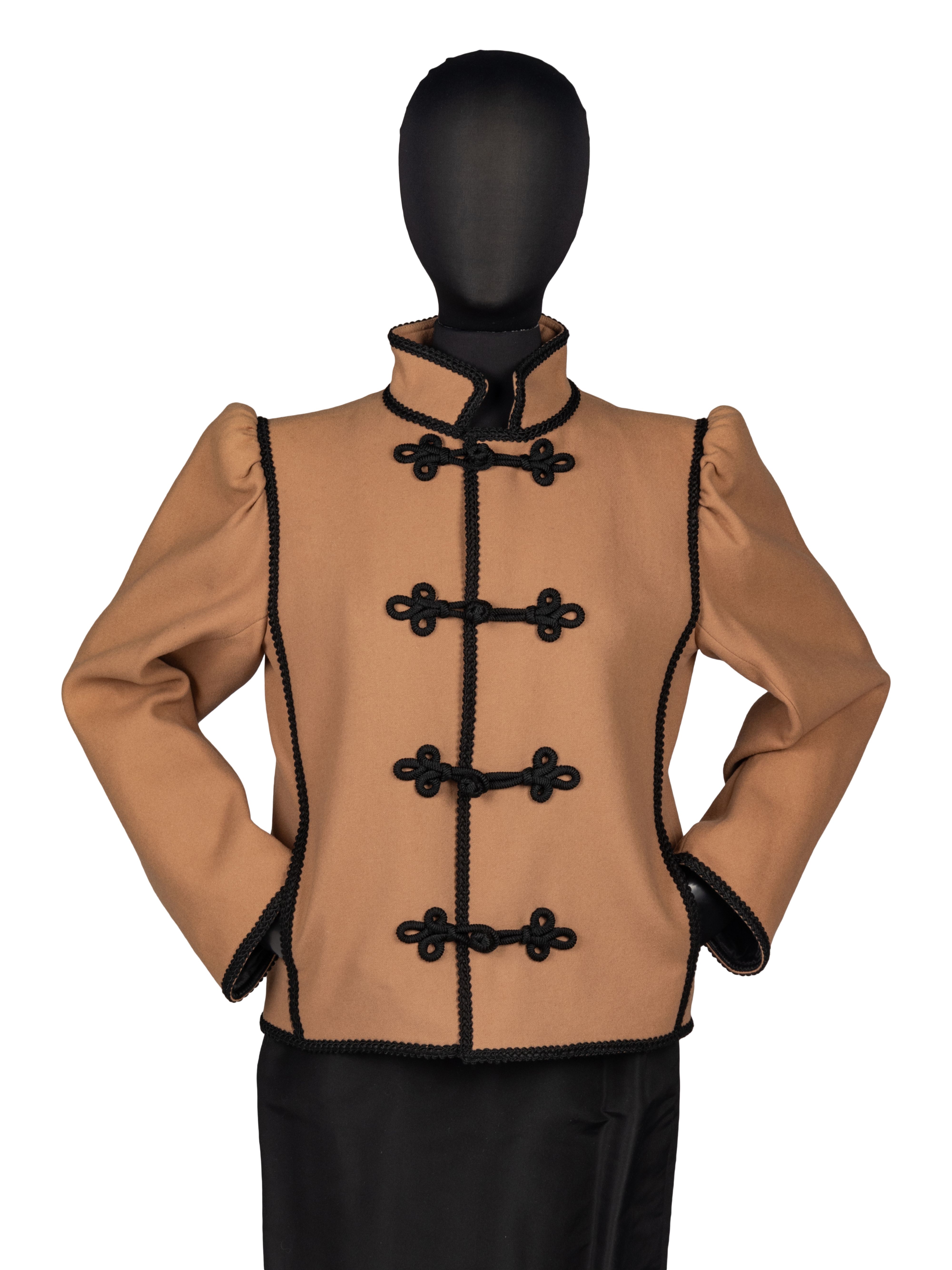 70s Saint Laurent Rive Gauche バルマカーンコート Saint Laurent Rive Gauche Jacket, 1970s | Freeman's