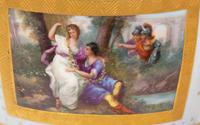 A Pair of Vienna Porcelain Urns and Covers