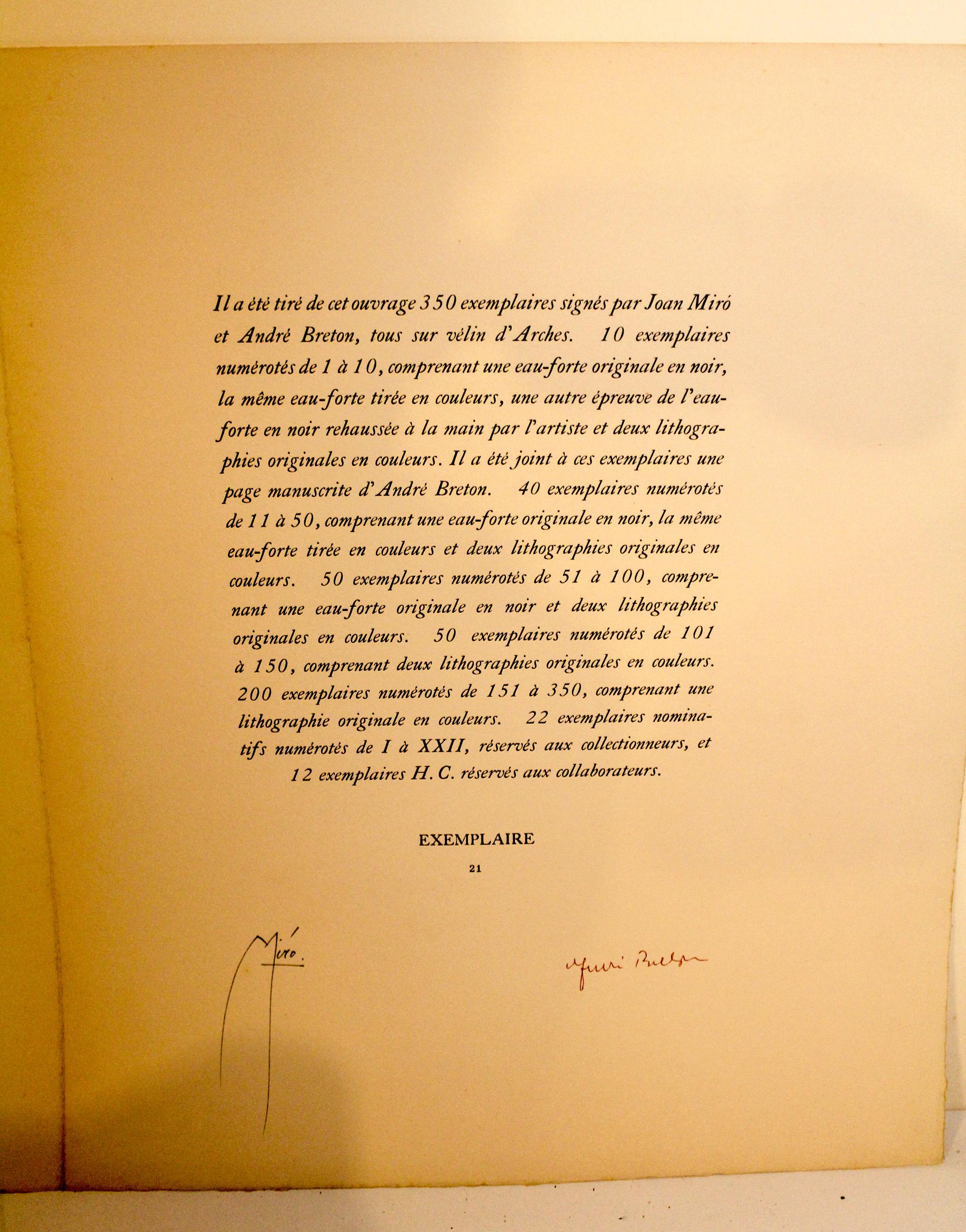 Joan Miro, (Spanish, 1893-1983), Portfolio Cover