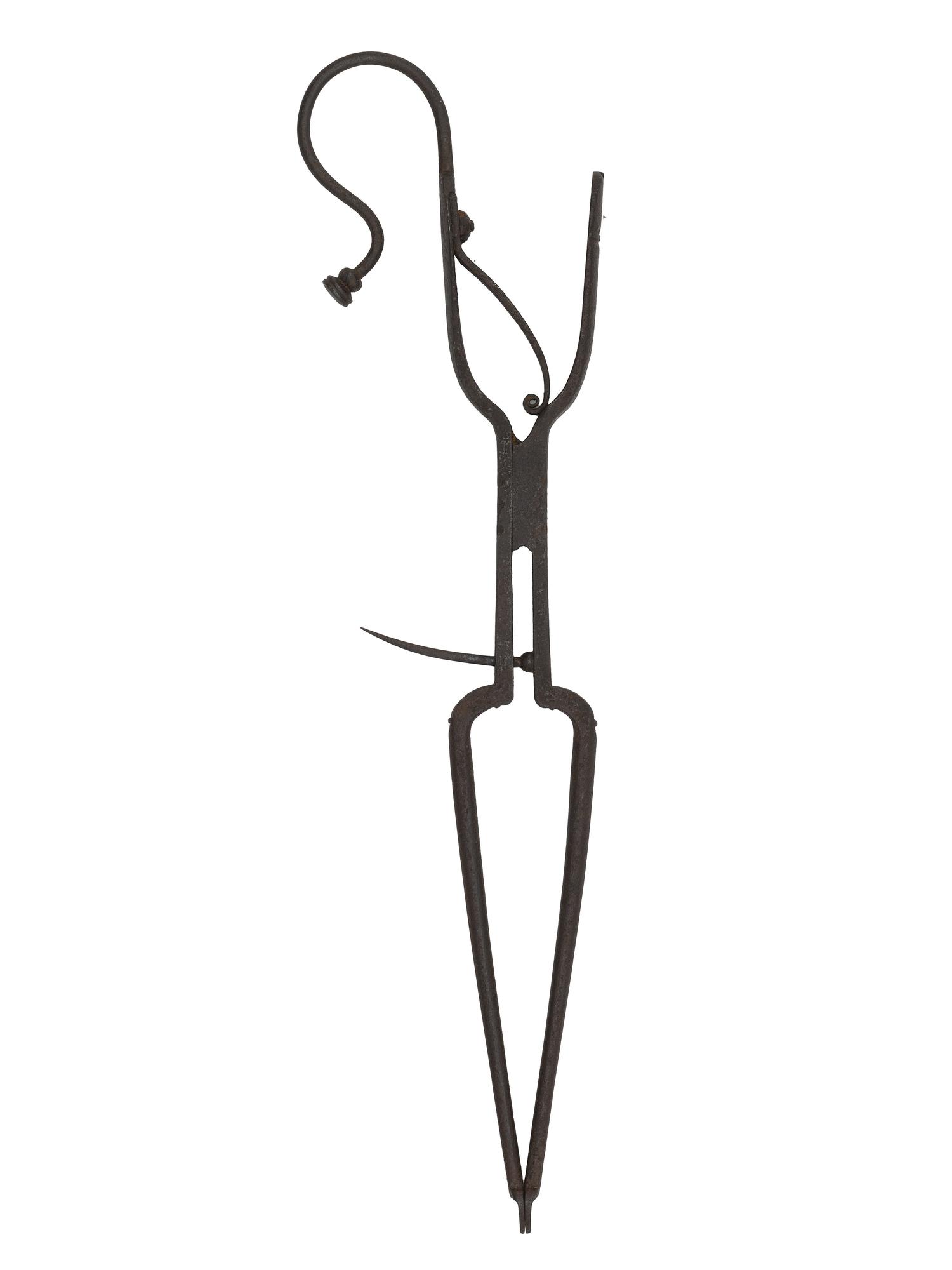 A Pair of Forged Iron Pipe Tongs