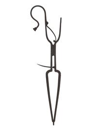 A Pair of Forged Iron Pipe Tongs